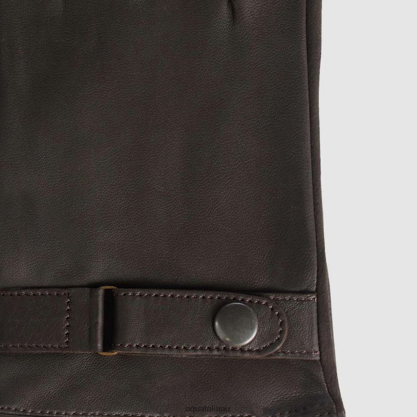 STRAP GLOVE Men Aquatalia Accessories 2T842D392 ESPRESSO