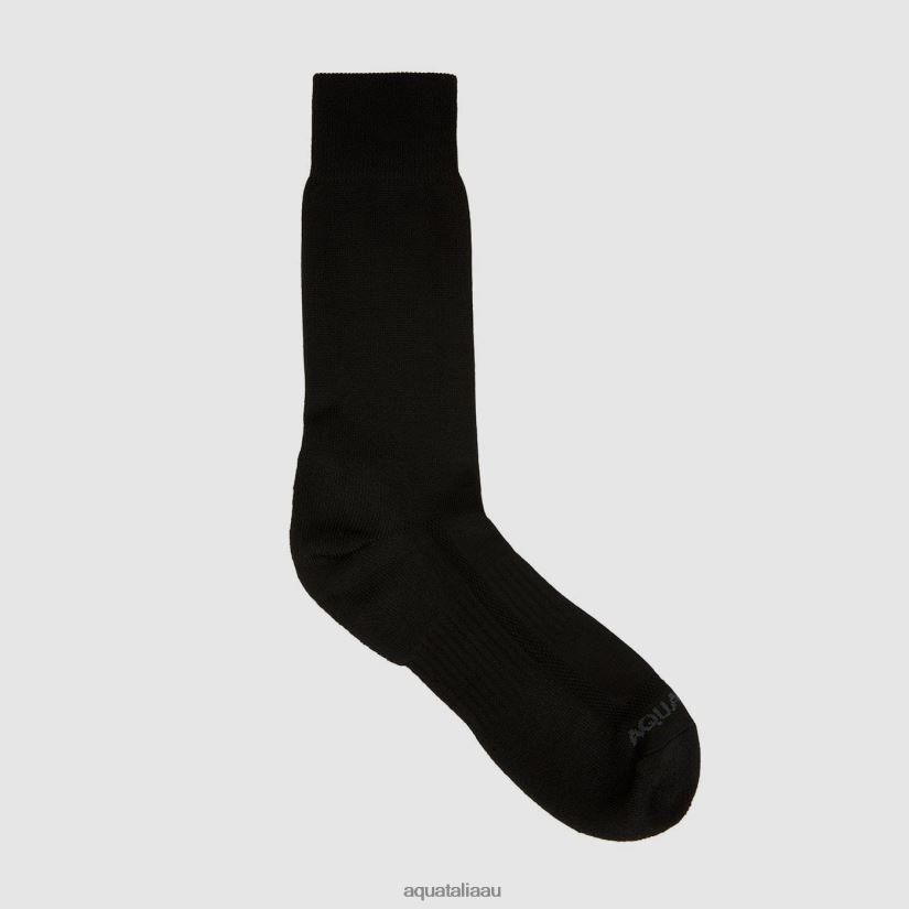 CONTRAST KNIT BLEND SOCK Men Aquatalia Accessories 2T842D400 BLACK/GREY