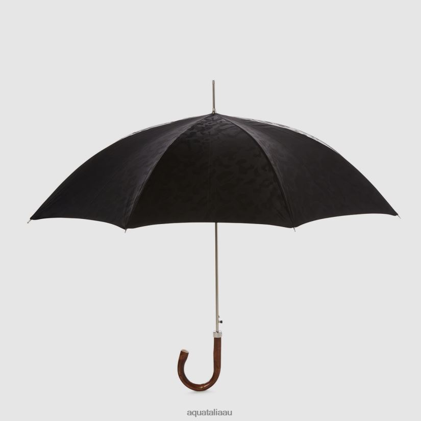 CAMO LONG UMBRELLA Unisex Aquatalia Accessories 2T842D379 BLACK