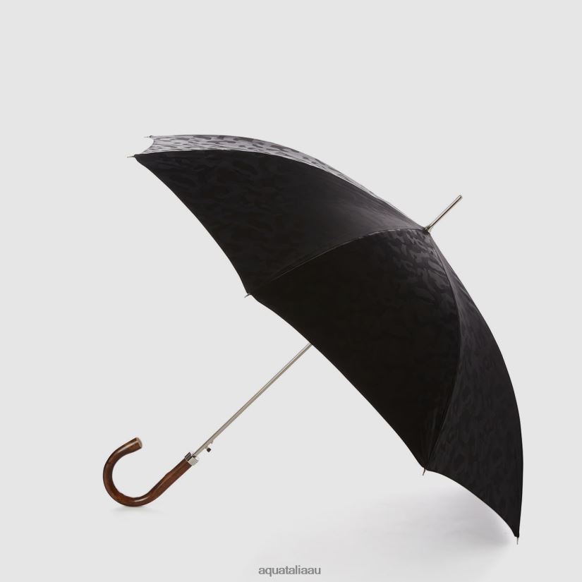 CAMO LONG UMBRELLA Unisex Aquatalia Accessories 2T842D379 BLACK