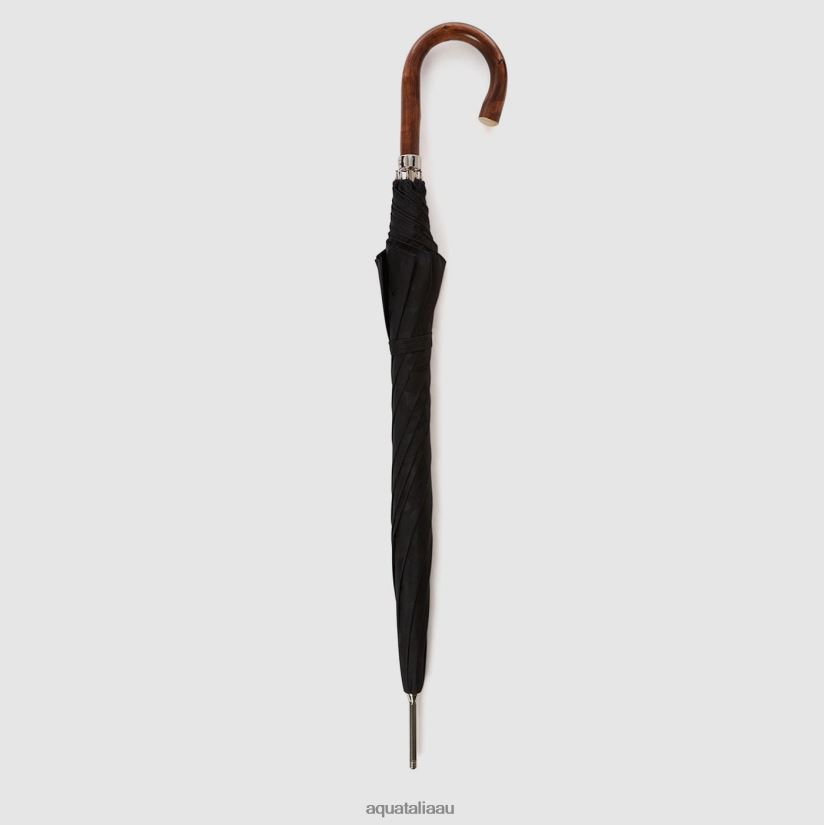 CAMO LONG UMBRELLA Unisex Aquatalia Accessories 2T842D379 BLACK