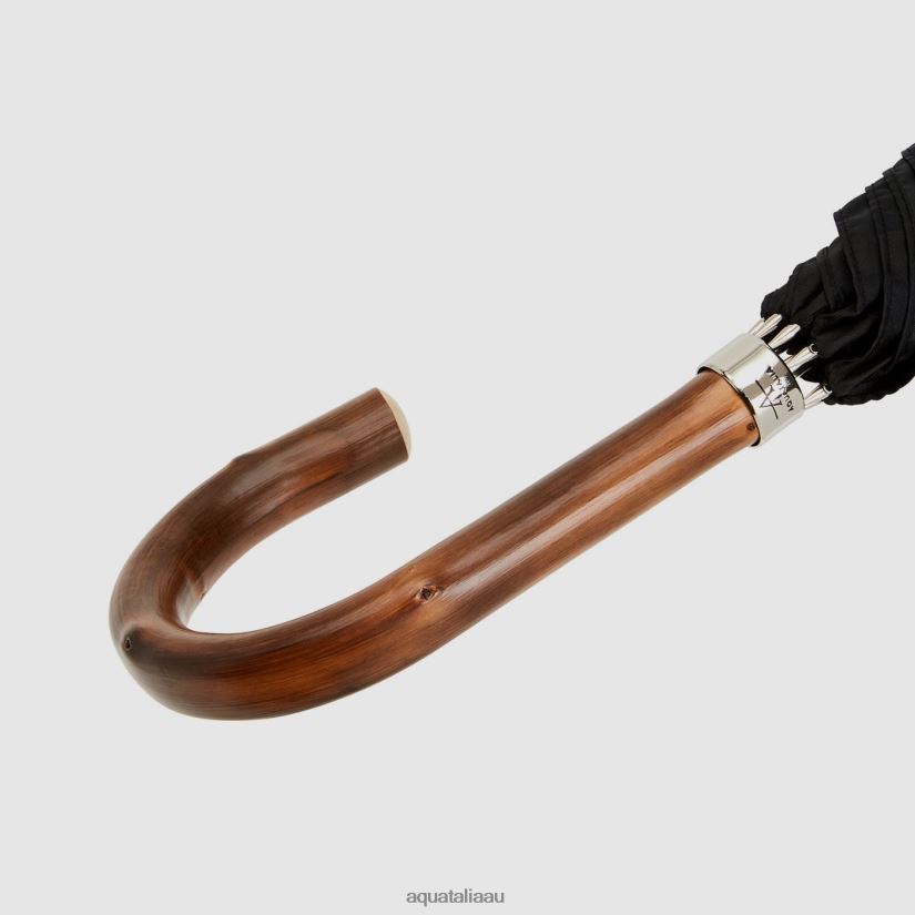 CAMO LONG UMBRELLA Unisex Aquatalia Accessories 2T842D379 BLACK