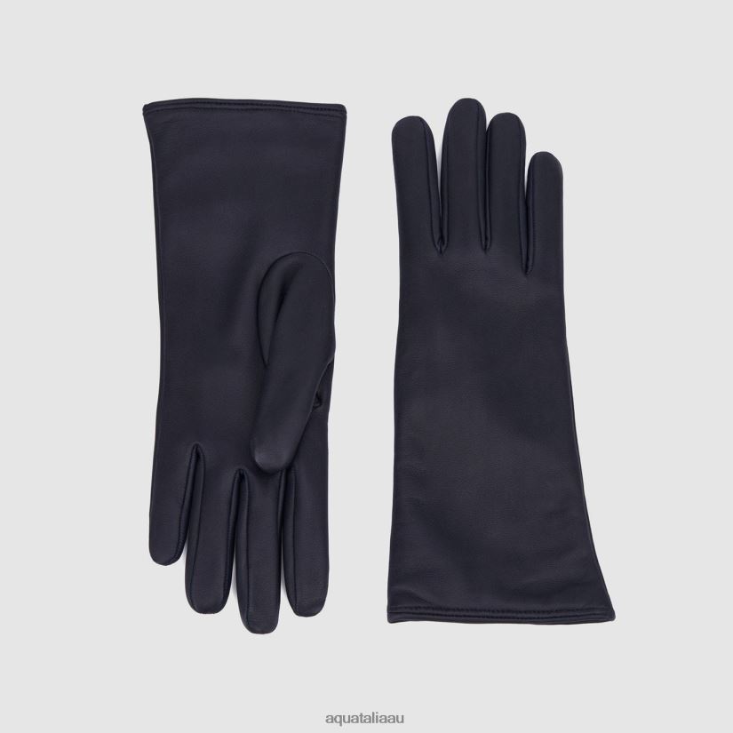 LUNGO GLOVE Women Aquatalia Accessories 2T842D369 NAVY