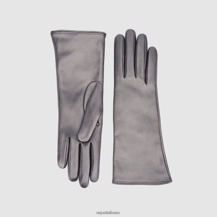 LUNGO GLOVE Women Aquatalia Accessories 2T842D370 GUNMETAL