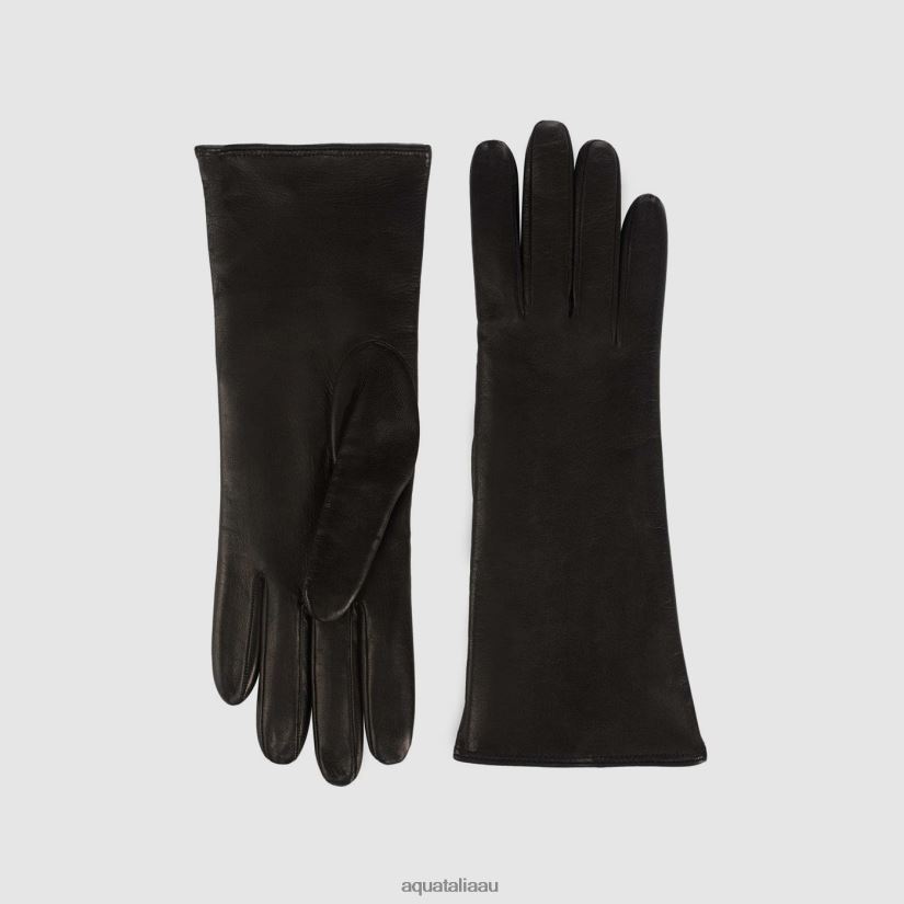 LUNGO GLOVE Women Aquatalia Accessories 2T842D371 BLACK