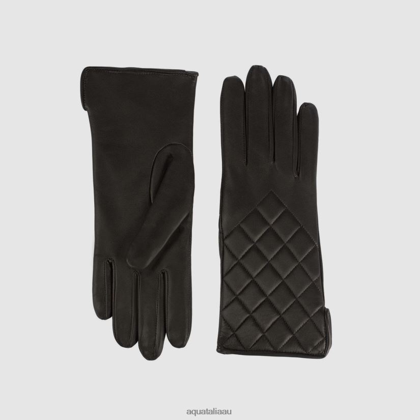 QUILTED GLOVE Women Aquatalia Accessories 2T842D374 ESPRESSO