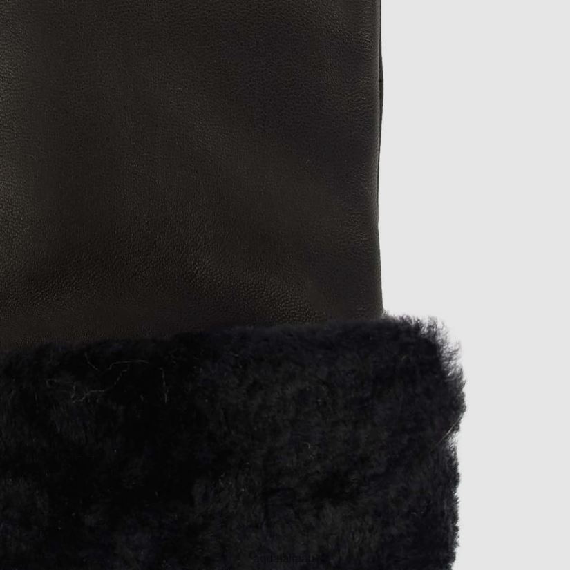 SHEARLING CUFF GLOVE Women Aquatalia Accessories 2T842D375 BLACK