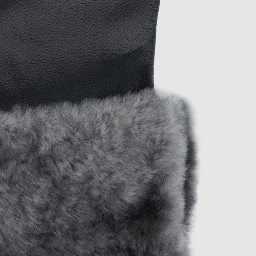 SHEARLING CUFF GLOVE Women Aquatalia Accessories 2T842D376 CHARCOAL