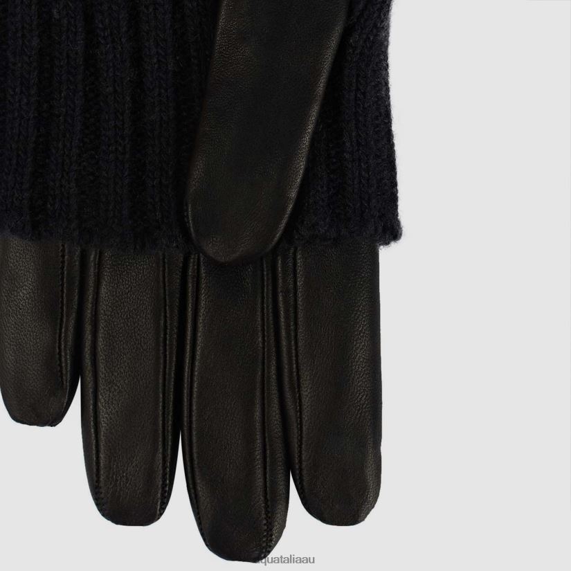 SWEATER CUFF GLOVE Women Aquatalia Accessories 2T842D368 BLACK
