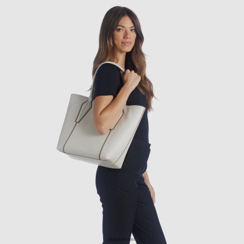ALESSANDRIA TOTE Women Aquatalia Accessories 2T842D327 OFF WHITE
