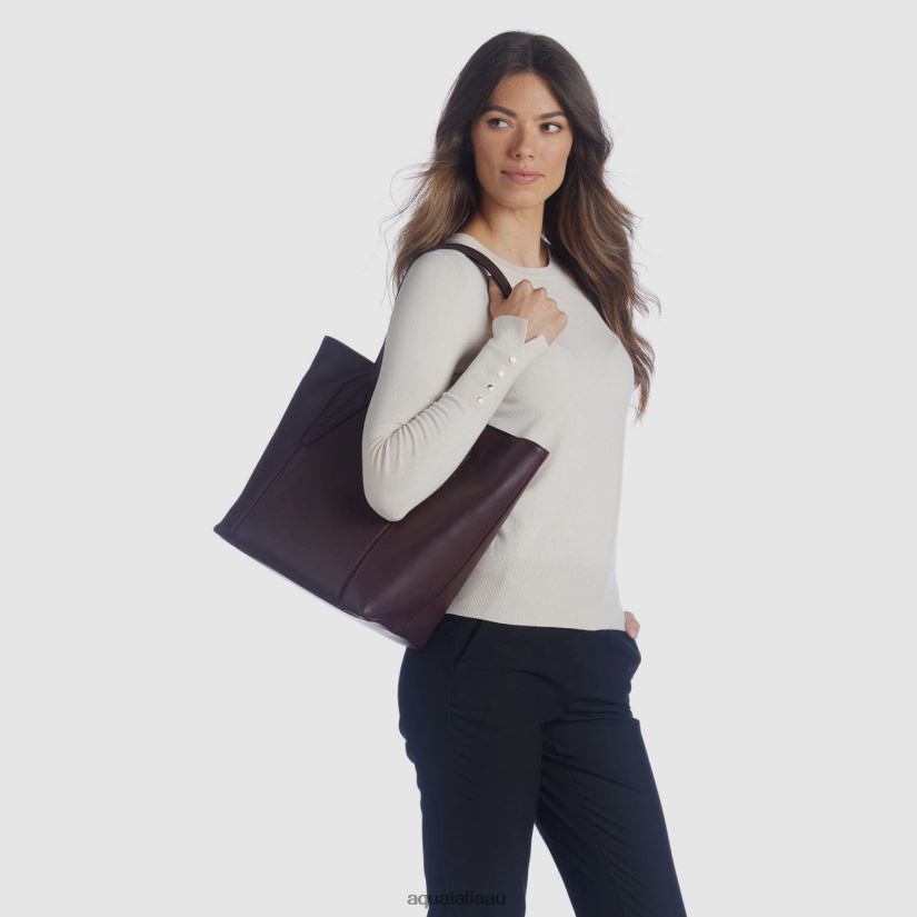 ALESSANDRIA TOTE Women Aquatalia Accessories 2T842D328 WINE