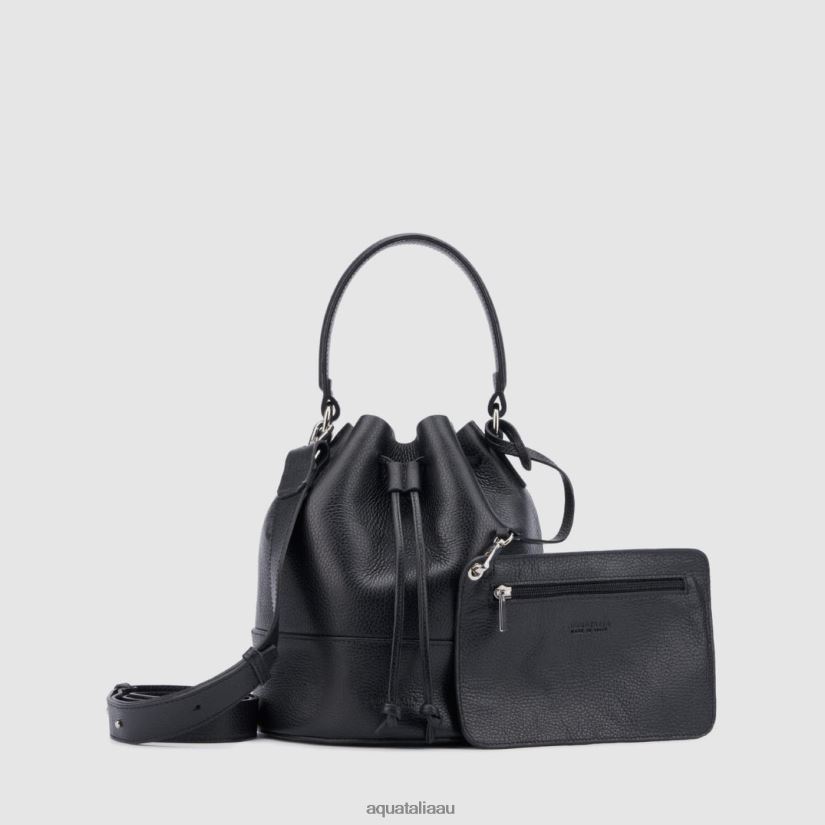 BARI BUCKET Women Aquatalia Accessories 2T842D331 BLACK