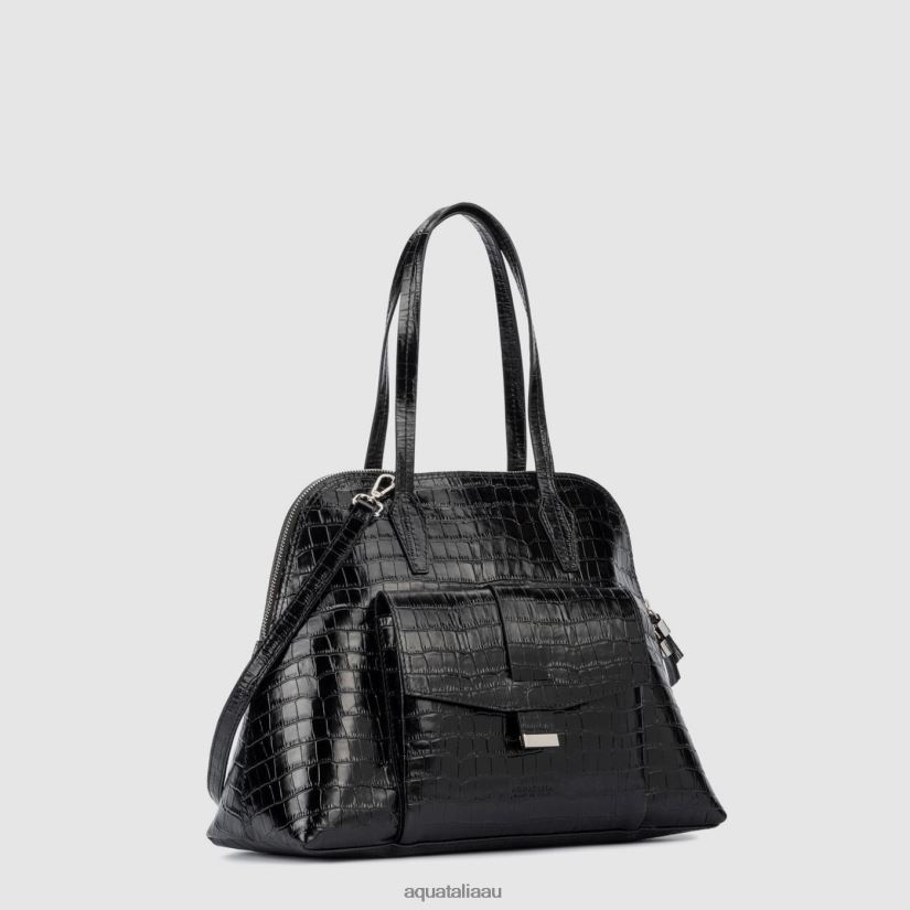 FLORENCE TOP HANDLE Women Aquatalia Accessories 2T842D335 BLACK