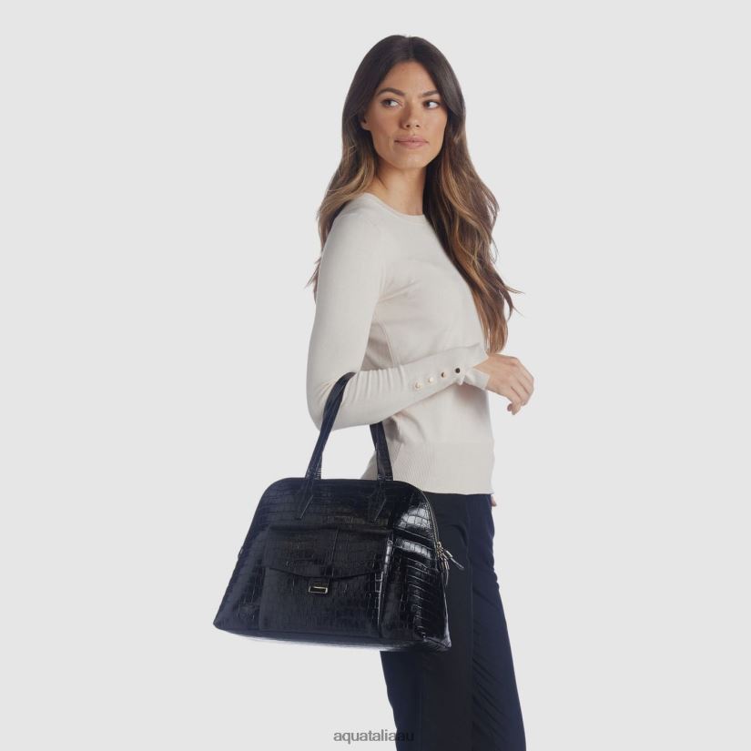 FLORENCE TOP HANDLE Women Aquatalia Accessories 2T842D335 BLACK