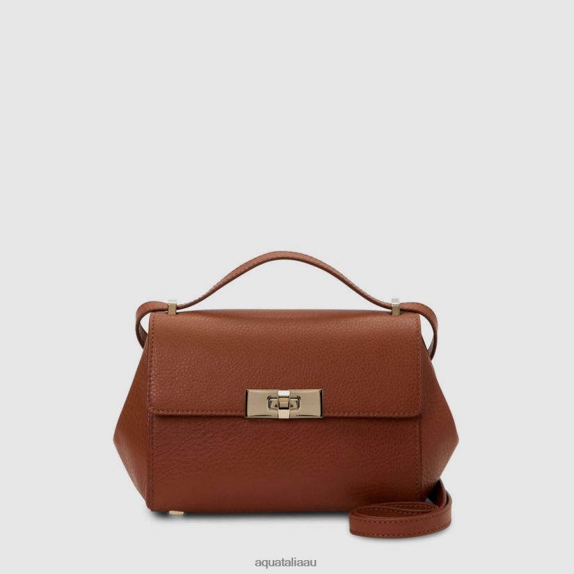 REVY MINI CROSSBODY Women Aquatalia Accessories 2T842D362 COGNAC