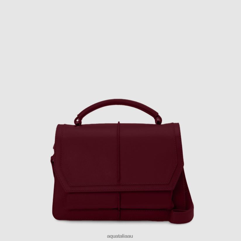 RHUMBA SATCHEL Women Aquatalia Accessories 2T842D355 BORDEAUX