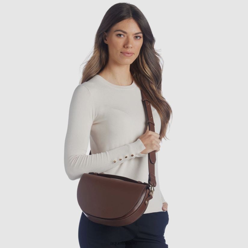 SIENA CROSSBODY Women Aquatalia Accessories 2T842D337 COGNAC