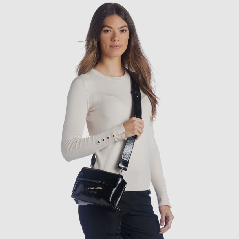 SOHO CROSSBODY Women Aquatalia Accessories 2T842D341 BLACK
