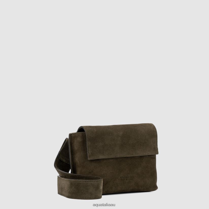 SOHO CROSSBODY Women Aquatalia Accessories 2T842D342 DARK GREEN