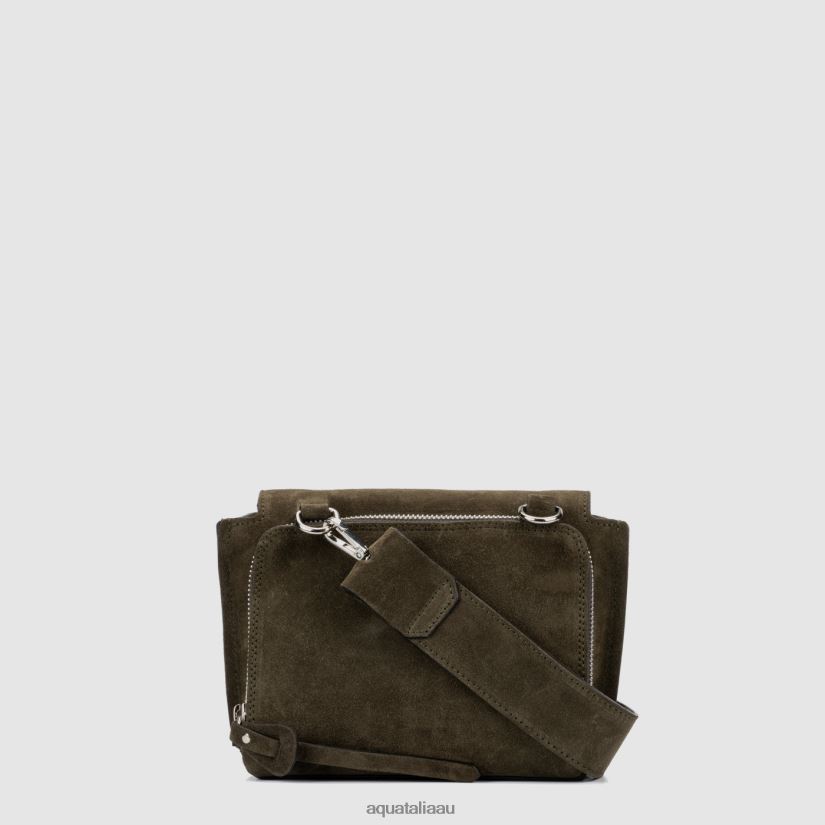 SOHO CROSSBODY Women Aquatalia Accessories 2T842D342 DARK GREEN