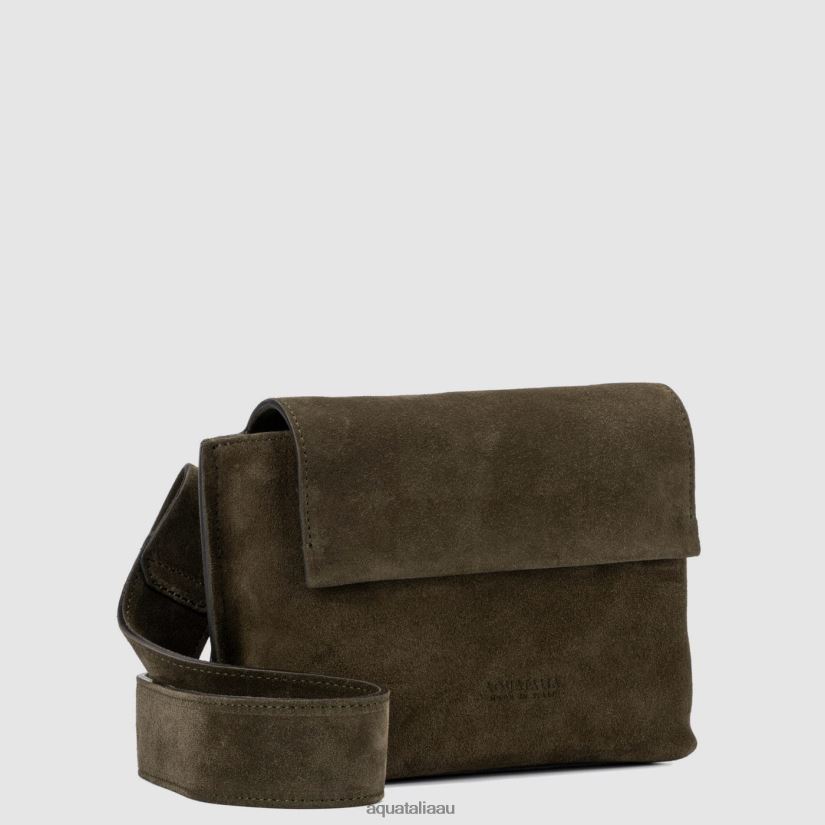 SOHO CROSSBODY Women Aquatalia Accessories 2T842D342 DARK GREEN