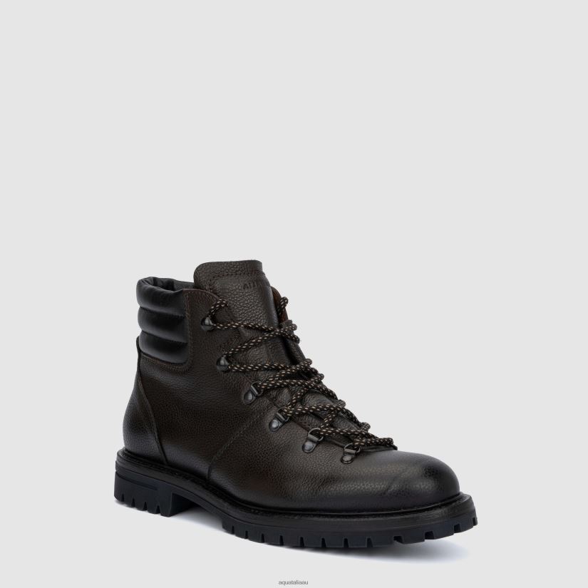 HOLT Men Aquatalia Shoe 2T842D220 DARK BROWN