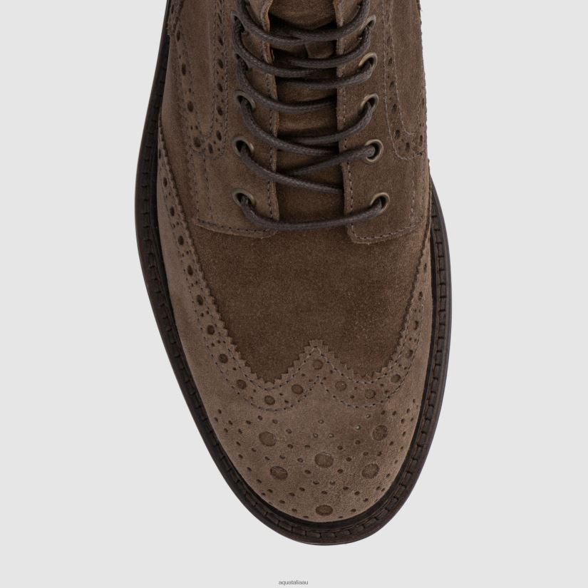 SAVINO Men Aquatalia Shoe 2T842D224 BROWN