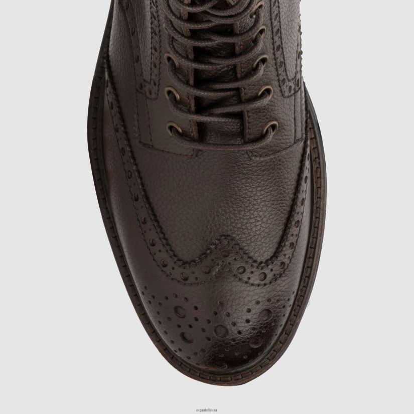 SAVINO Men Aquatalia Shoe 2T842D225 COGNAC