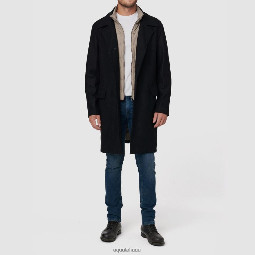 ALEX Men Aquatalia Clothing 2T842D295 BLACK