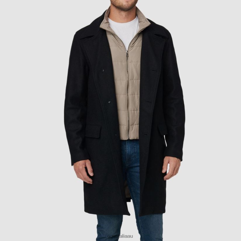 ALEX Men Aquatalia Clothing 2T842D295 BLACK