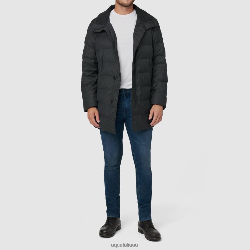 BARCELONA Men Aquatalia Clothing 2T842D296 DARK GREY