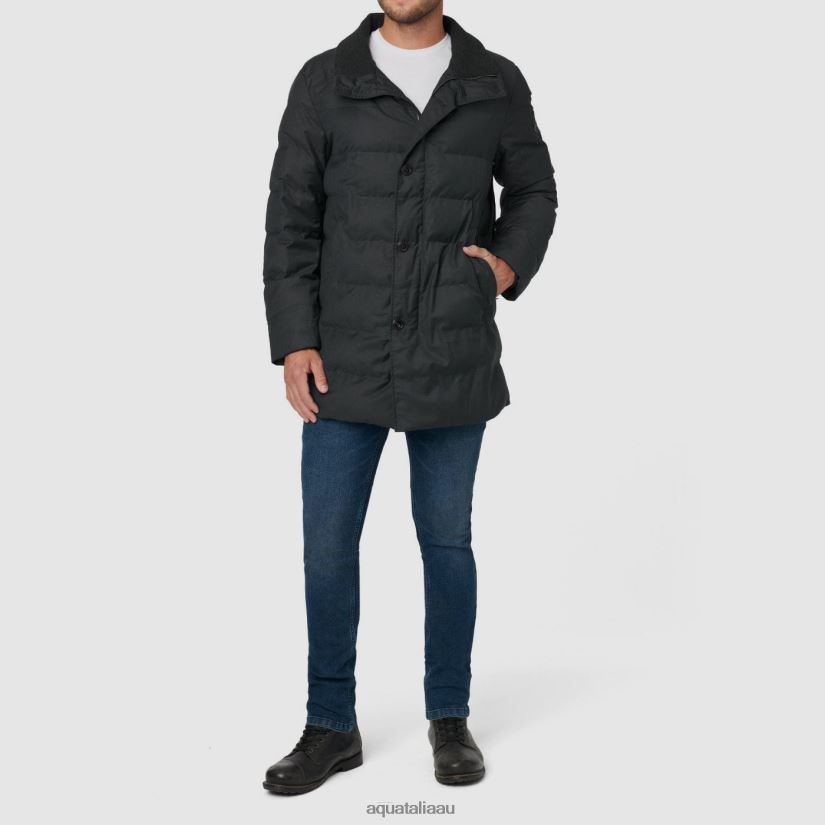 BARCELONA Men Aquatalia Clothing 2T842D296 DARK GREY