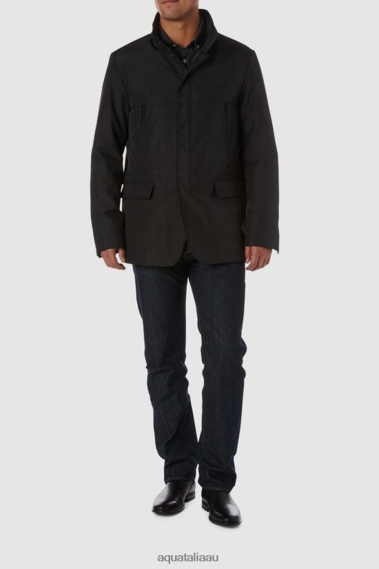 COMO Men Aquatalia Clothing 2T842D298 BLACK