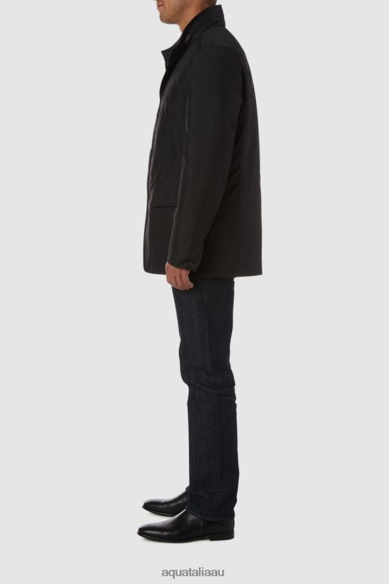 COMO Men Aquatalia Clothing 2T842D298 BLACK