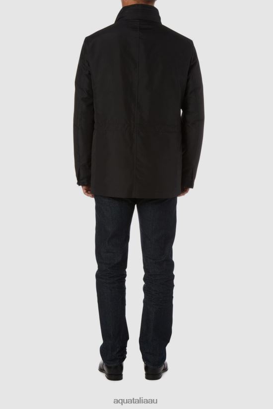 COMO Men Aquatalia Clothing 2T842D298 BLACK