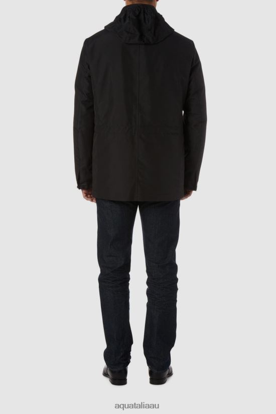 COMO Men Aquatalia Clothing 2T842D298 BLACK