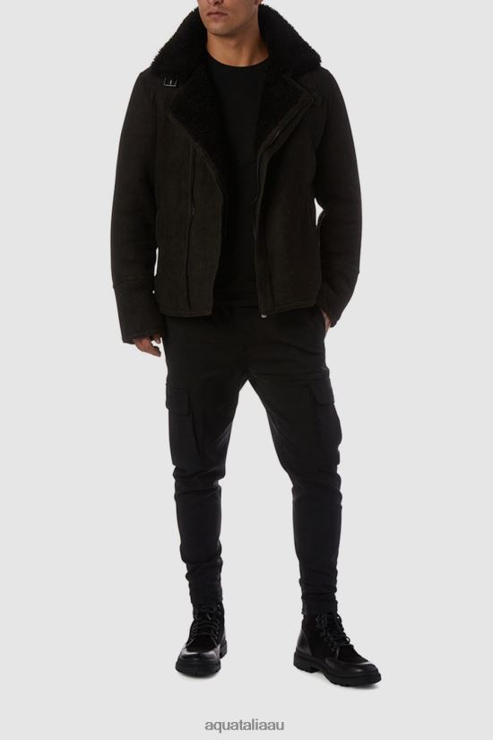 LOGAN Men Aquatalia Clothing 2T842D305 DARK BROWN