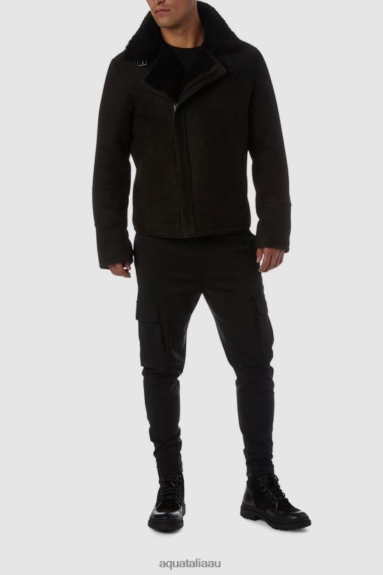 LOGAN Men Aquatalia Clothing 2T842D305 DARK BROWN