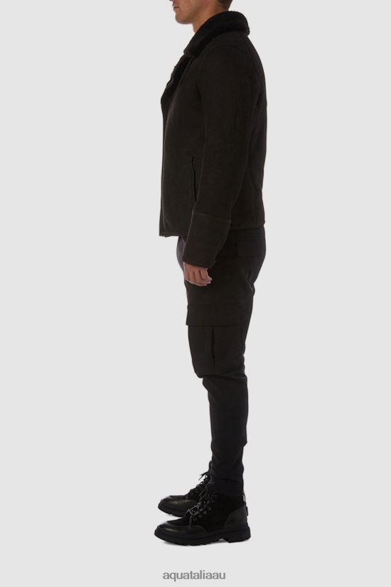 LOGAN Men Aquatalia Clothing 2T842D305 DARK BROWN