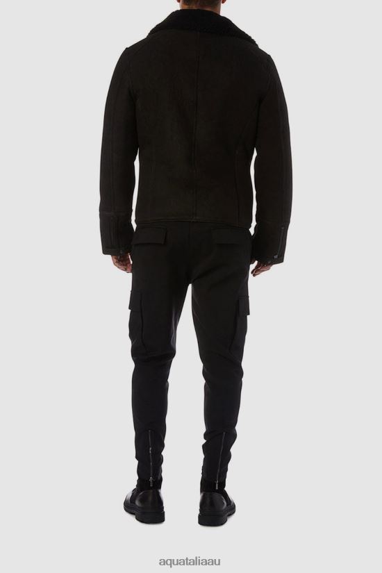 LOGAN Men Aquatalia Clothing 2T842D305 DARK BROWN