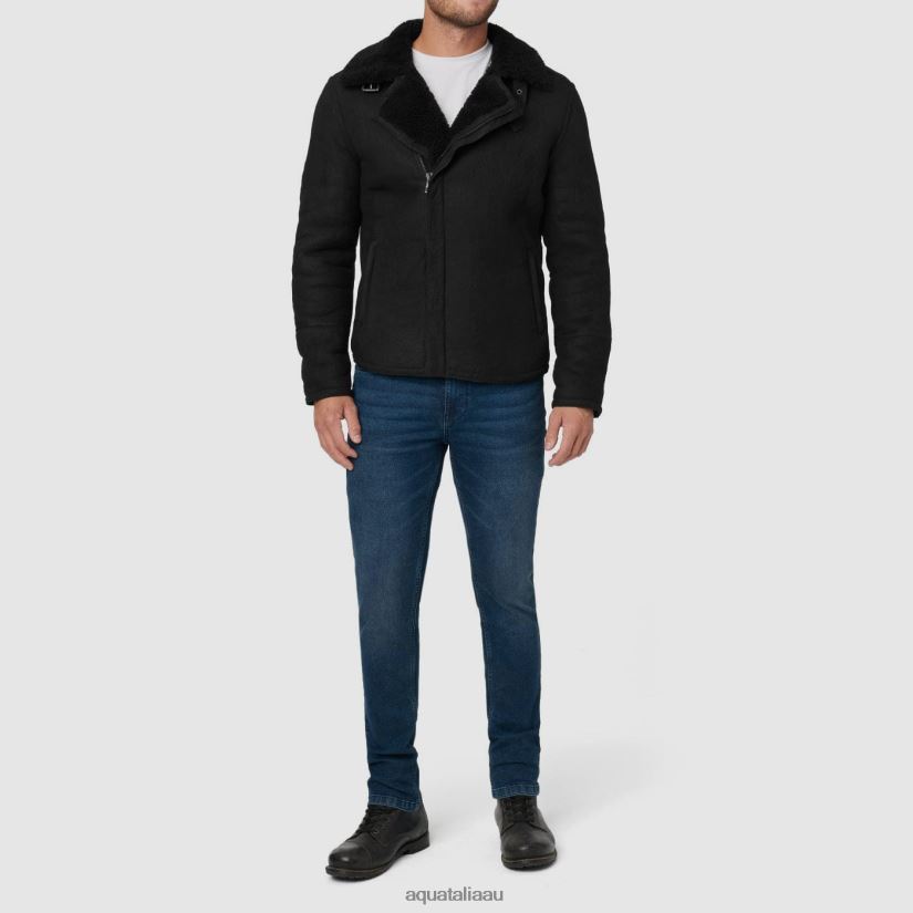 LOGAN Men Aquatalia Clothing 2T842D306 BLACK