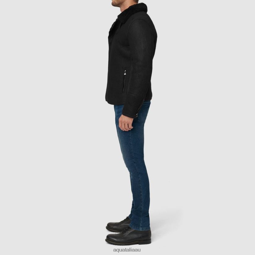 LOGAN Men Aquatalia Clothing 2T842D306 BLACK