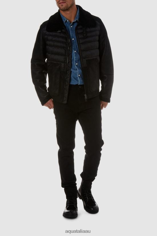 LOMBARDY Men Aquatalia Clothing 2T842D307 BLACK