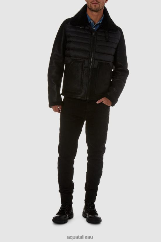 LOMBARDY Men Aquatalia Clothing 2T842D307 BLACK