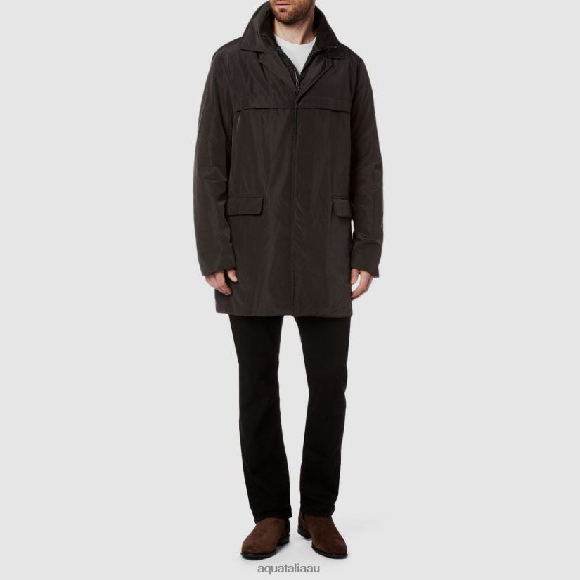 LUCCA Men Aquatalia Clothing 2T842D308 BROWN