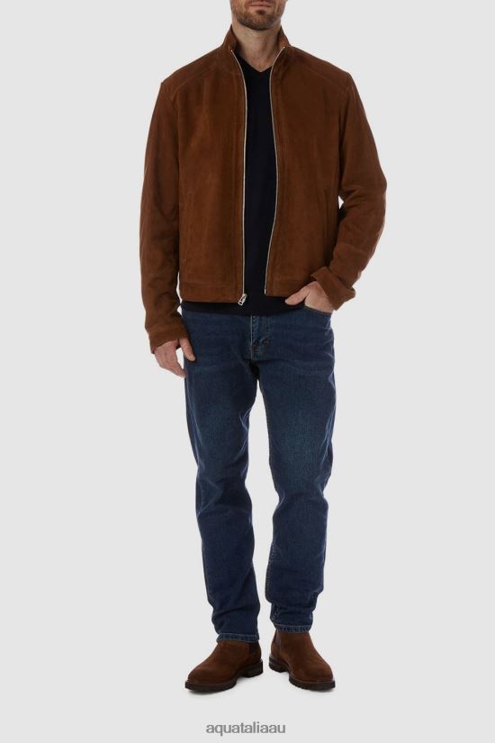 MESSINA Men Aquatalia Clothing 2T842D310 COGNAC