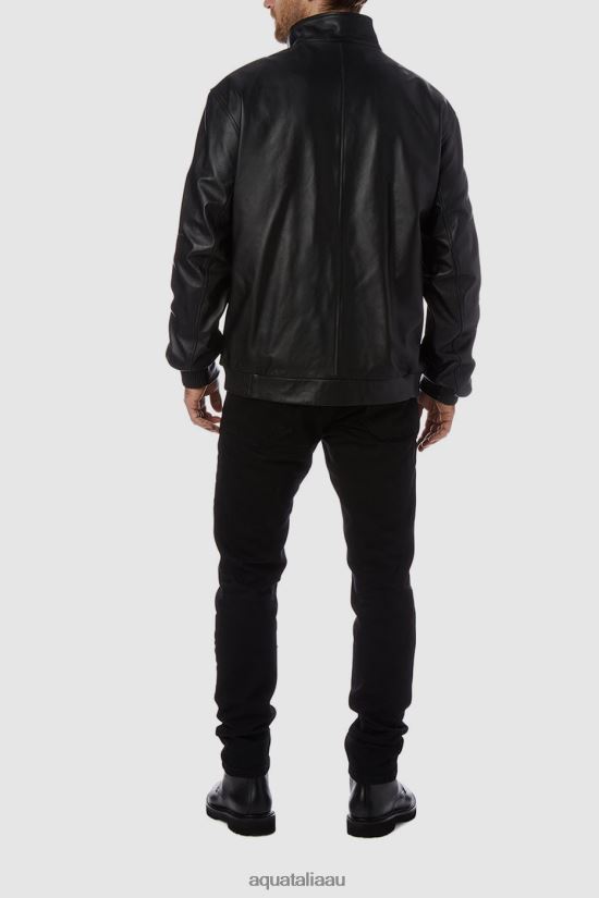 PRATO Men Aquatalia Clothing 2T842D313 BLACK