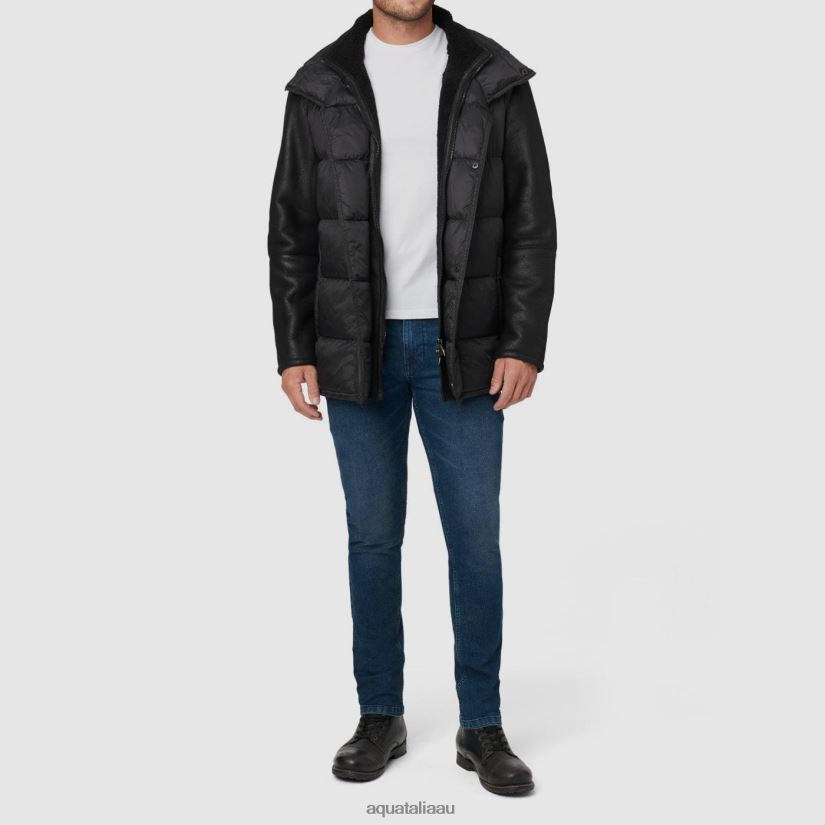 TRENTO Men Aquatalia Clothing 2T842D319 BLACK