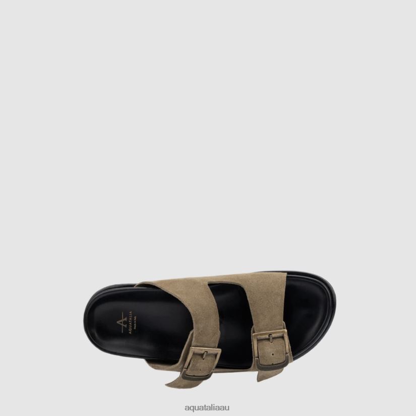 BYRON Men Aquatalia Shoe 2T842D253 LEAD GREY