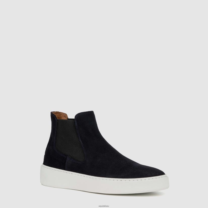 DEMARIO Men Aquatalia Shoe 2T842D244 DARK BLUE